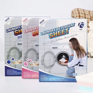 Customized Hypoallergenic Eco Friendly Laundry Soap Paper Sheet Laundry Detergent Tablets Laundry Detergent Sheet