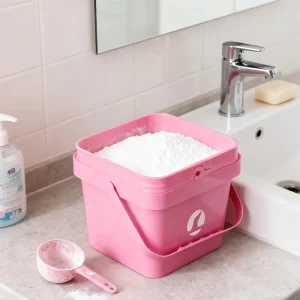 Customized Nonbiological Enzyme Free 5 Gallon Bucket 15L 20L Mixing Powder Laundry Plastic Bucket Washing Powder