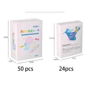 Customized White Nonwoven Fabric Softener Absorber Colour Catcher Laundry Sheets Washing Color Grabber