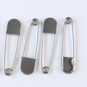 DIY Sewing Tools Accessory Metal 135mm Nickel Stainless Steel Silver Safety Pin for Garment Laundry
