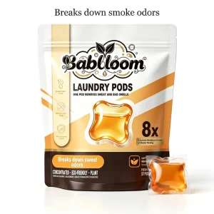 Detergent Pods in Stock Sweat Odor Eliminator Washing Pods Laundry For Sportswear Low MOQ Custom 8 Bags Carton