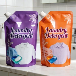 Different Capacity Sacca Con Beccuccio Spout Pouch Multi purpose Laundry Detergent Package Spout Pouch