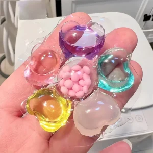 Disposable 6 in 1 Laundry Washing Capsules Factory Lasting Fragrance OEM Detergent Pods for Apparel for Washing Beads