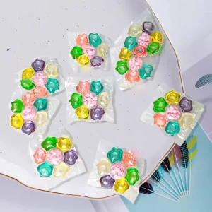 Disposable Detergent Pods 3 4 5 in 1 Last Fragrance Fabric Softener Laundry Liquid Capsule Washing Pods