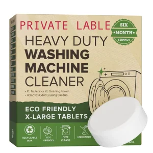 Disposable Eco Friendly Washing Machine Cleaner Deep Cleaning Tablets for Front Loader & Top Load Washer Clean Laundry Tub Seal