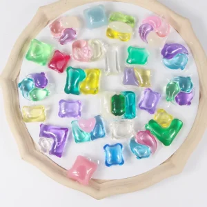 Disposable Eco Friendly Water Soluble Laundry Capsules Pods Detergent for Apparel Cleaning