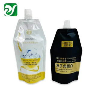 Doypack Manufacturer Hair Cleaner Conditioner Packaging Spout Pouch Liquid Soap Plastic Bag