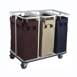 Durable Linen Laundry Service Trolley for Hotel Recycling Cleaning