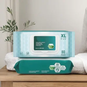 Eco Friendly 80pcs Spunlace Material Wet Wipes Scented Soft Fragrance OEM Cleaning Wipes for Baby and Feminine Use