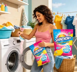 Eco-Friendly Antibacterial Stains Remover Long-lasting Fragrance Easily Dissolvable Foamy Laundry Detergent Washing Powder
