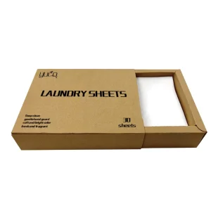 Eco Friendly Biodegradable Laundry Detergent Sheet Tablets Washing Clothes Sheet Factory Price Private Label Laundry Sheets