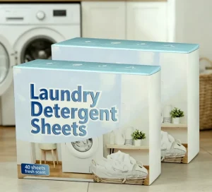 Eco Friendly Biodegradable Laundry Detergent Sheets Natural Plant Based Deep Clean Laundry Sheets