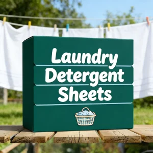 Eco Friendly Deep Cleaning Laundry Detergent Paper Biodegradable High Concentrated Laundry Sheet