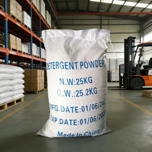 Eco Friendly Disposable 25kg Rich Foam Laundry Detergent Powder for Apparel Use Bulk