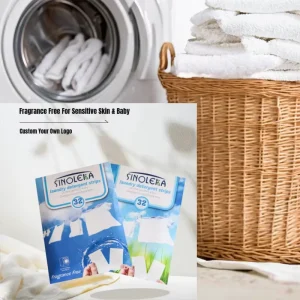 Eco Friendly Disposable Biodegradable Laundry Detergent Sheets with Low Foam Long Lasting Fragrance and Deep Cleaning