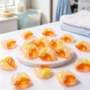 Eco Friendly Disposable Floral Scent Laundry Beads 48h Long Lasting Fragrance Anti Bacterial Color Protector Fabric Pods