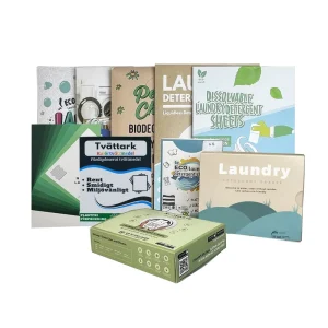Eco Friendly Disposable Laundry Detergent Sheets Eco Paper Strips 80% for Ingredients for Clothes Washing