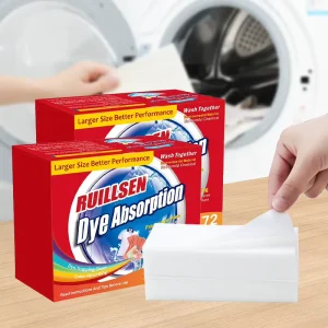 Eco Friendly Disposable Laundry Sheet for Color Catcher Absorbing Cloth with Magic Feature Useful Dye Trapping Tablets