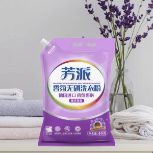Eco Friendly Disposable Lemon Lavender Floral Deep Stains Removing Super Cleaner High Foam Laundry Powder for Apparel Hotel Bed