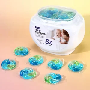 Eco Friendly Hypoallergenic Disposable Laundry Detergent Pods Color Protection for Sensitive Skin with Lasting Fragrance