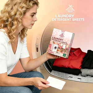 Eco Friendly Laundry Detergent Sheets Biodegradable Super Concentrated Washing Sheets Portable Travel Laundry Sheets for Home