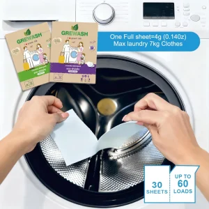 Eco Friendly Laundry Detergent Sheets Color & Dirt Catcher Dryer Clothes Cleaning Sheets Laundry Detergent Eco Sheets