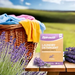 Eco Friendly Laundry Detergent Sheets Paper Biodegradable Eco Laundry Strips Sustainable Clean Detergent Sheets Plant Based