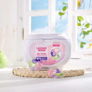 Eco Friendly Laundry Pods for Apparel Long Lasting Fragrance Gentle Cleaning Formula Disposable Sustainable