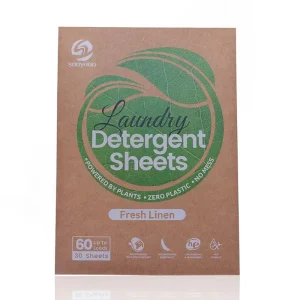 Eco Friendly Laundry Sheet Stain Remover Clothes Washing Paper Soap Sheet Laundry Tablets Laundry Strips Laundry Cleaning Sheets