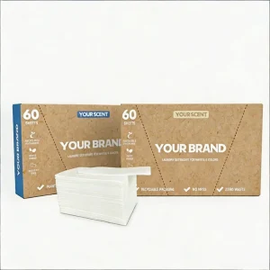 Eco Friendly Laundry Sheets Ultra Concentrated Household Efficiency Strong Cleaning Low Foam Laundry Strip