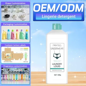 Eco Friendly Lingerie Underwear Laundry Liquid Detergent Special Blood Stain Remover Gentle Mild Intimate Clothing Cleaning