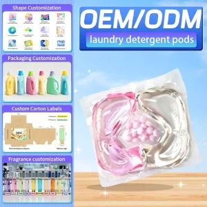 Eco Friendly Solid Detergent Pods for Laundry Stain Removal Disposable and Appropriate for Apparel Use Cleaning Products