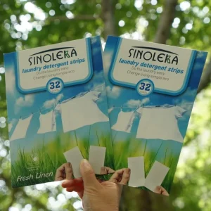 Eco Friendly Solid Plant Extract Laundry Detergent Sheets Disposable Eco Laundry Care