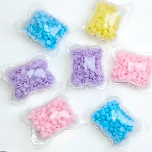 Eco Friendly Travel Petal Soap Paper Laundry Booster Beads Water Soluble Durable Antibacterial Softener 4 Colors for Apparel