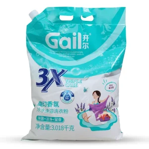 Eco Friendly Washing Powder 3kg Large Capacity Laundry Detergent Deep Effective Cleaning Laundry Detergent for Cleaning Clothing