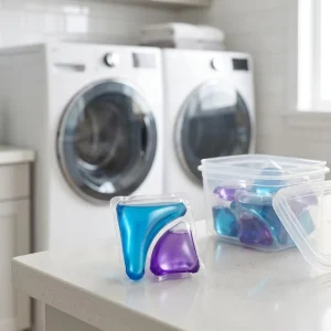 Eco-friendly Disposable Apparel Laundry Detergent Capsules with Low Foam Bleaching Oxygen Technology & Deep Clean