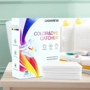 Eco friendly Disposable Sheet Dye Trapping Tablets for Washing Machine Laundry Absorbent Catcher Sheet