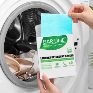 Eco friendly Fresh Linen Scent Hypoallergenic Laundry Sheets Paper Sheets Laundry Detergent Strips No Measuring No Mess