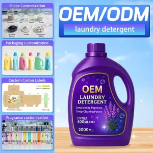 Eco friendly Home Cleaning Liquid Detergent 50% 80% for Ingredients Disposable for Apparel Stain Removers Laundry