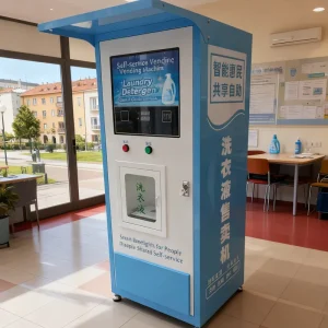 Edible Oil Laundry Detergent Vending Machine Automatic Dispensing System Electric 1 Year Warranty Cartons Paper Packaging