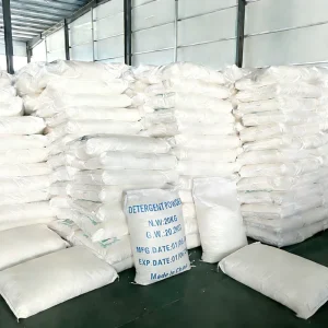 Enzyme Added Disposable Eco Friendly Commercial Detergent Powder with Lemon Scent for Removing Oil Protein Stains
