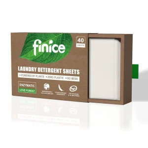FNC766 Finice Disposable Laundry Detergent Sheets Eco Friendly High Performance Love Forest Fragrance Good Cleaning 30-50%