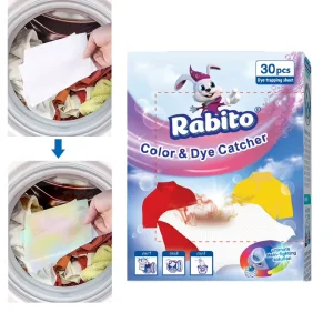 Fabric Absorbing Grabber Colour Catcher Laundry Sheets Dye Trapping Tablets Color Grabber Sheets