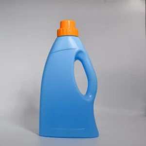 Factory 1000ml 1L HDPE Home Laundry Detergent Bottle with Screw Cap Screen Printing Washing Machine Cleaner Packaging