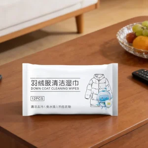 Factory Customized Eco friendly Soft Non Woven Stain Remover Wipes for Clothes Decontamination and Cleansing