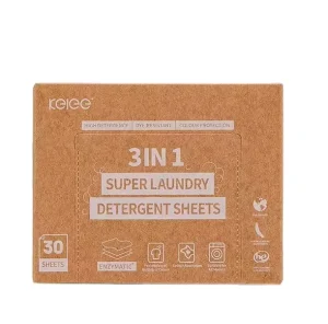Factory Direct Eco Friendly Disposable 3in1 Laundry Detergent Sheets Dissolved Laundry Tablets for Household Commercial