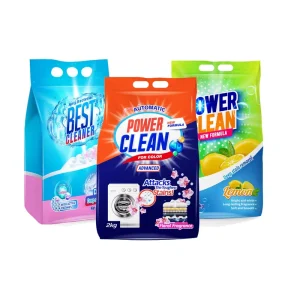 Factory Direct Sale Eco Friendly Disposable Fragrance Lasting Natural Soap Powder High Foam Customized Package Laundry Detergent