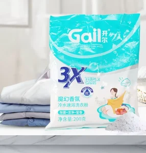 Factory Disposable Eco Friendly Laundry Detergent Powder Natural Fragrance 80% for Content Sterilization