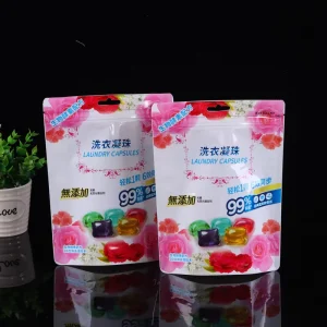 Factory High Quality Laundry Soap Pods Bags Capsules Lavender Scents Laundry Detergent Beads Packaging Bags