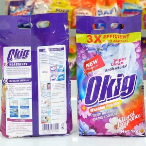 Factory Price Custom Home Organic High Quality High Foaming Antibacterial Floral Scent Low Density Detergent Powder for Apparel